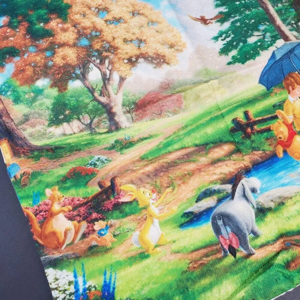 Winnie Pooh Sham Pillowcase Umbrella Accent Pillow Cushion Cover Home Decor